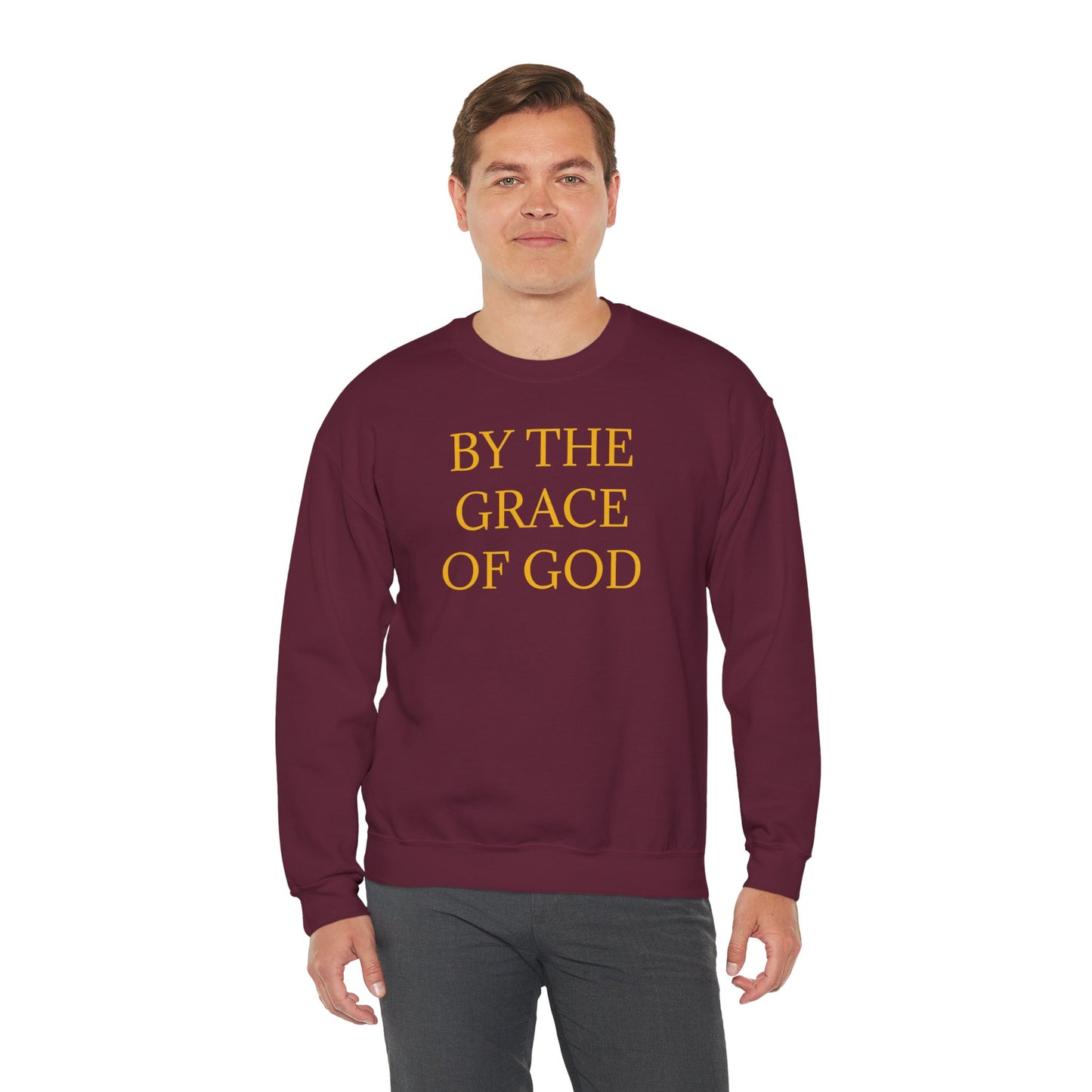 By The Grace Of God Crewneck Sweatshirt