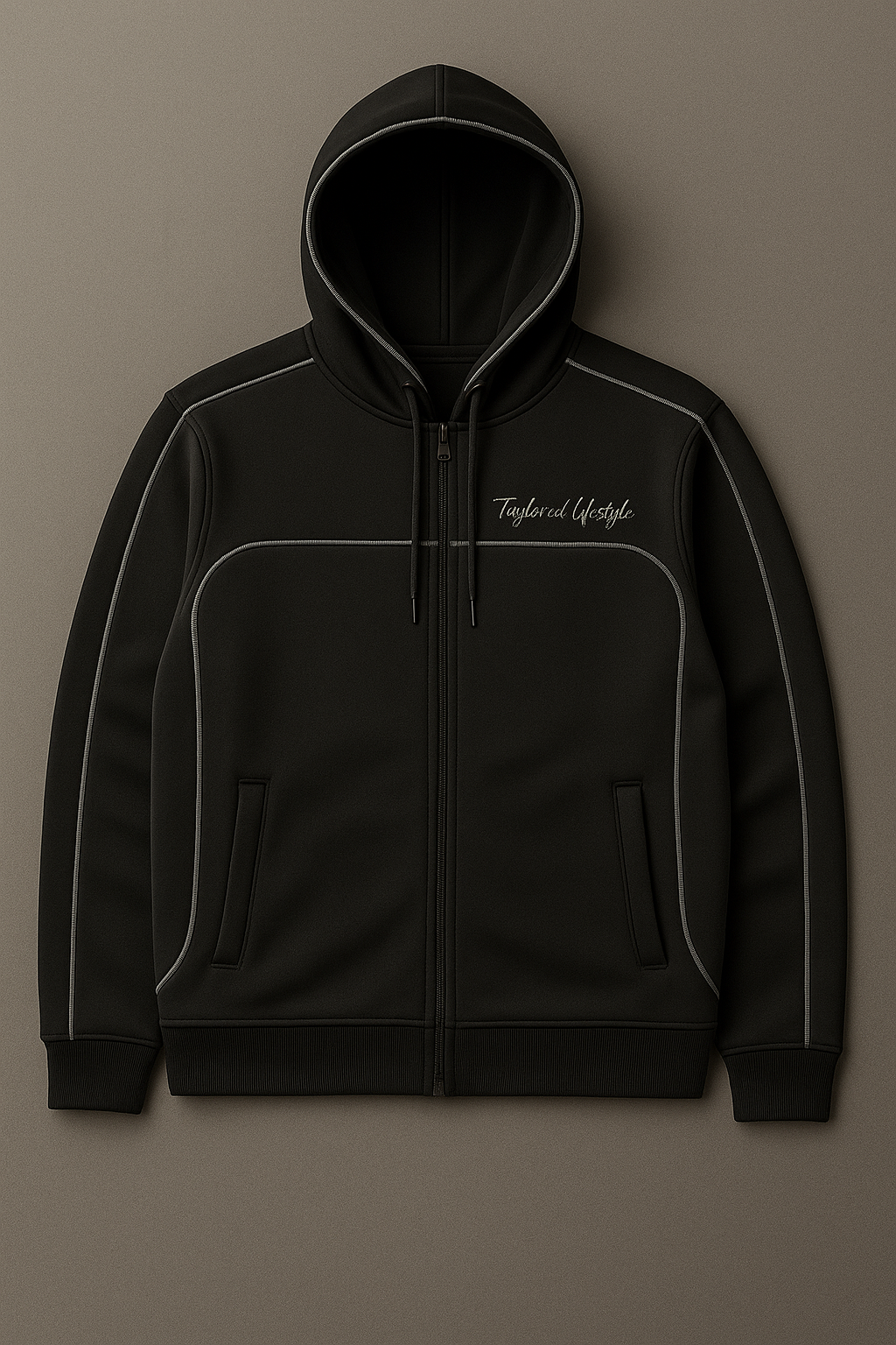 Black and Gray New Taylored Sweatsuit