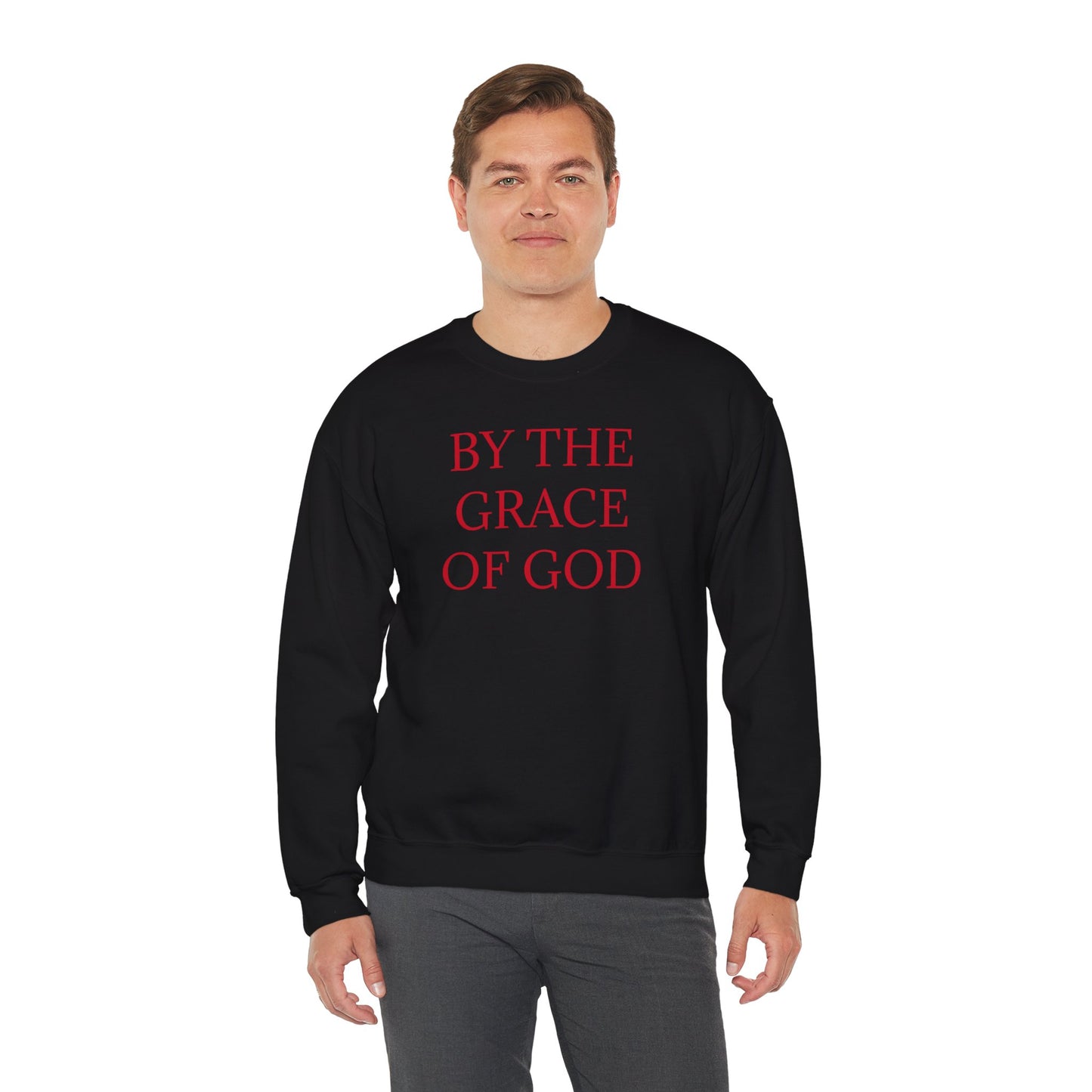 By The Grace Of God Crewneck Sweatshirt