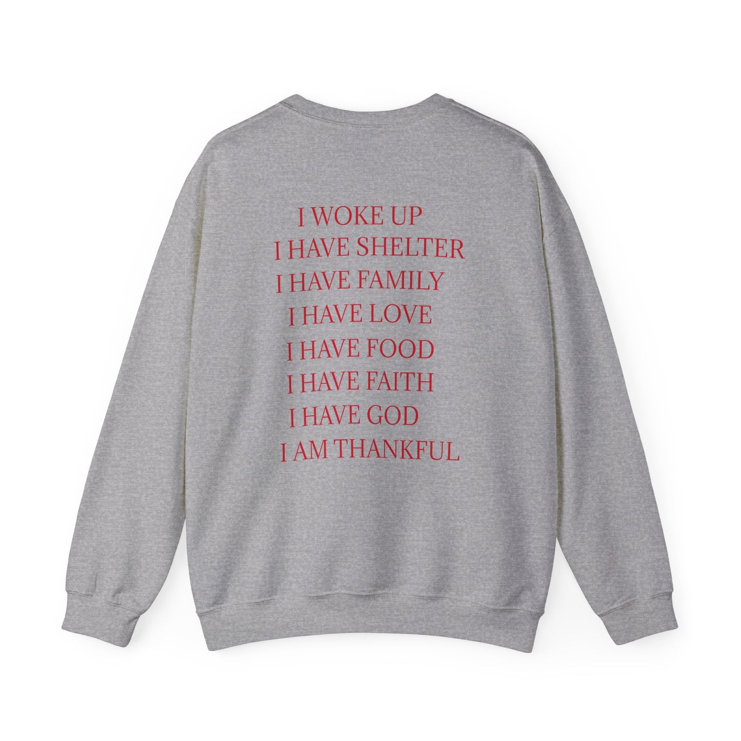 By The Grace Of God Crewneck Sweatshirt