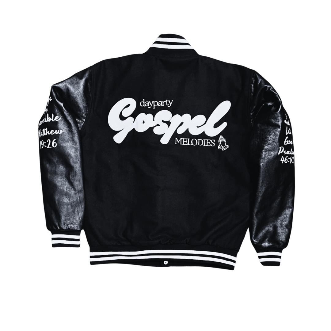 Gospel Melodies Day Party Signature Varsity Jacket (PRE ORDER)