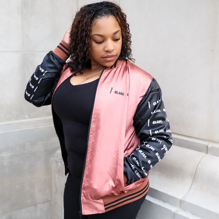 Black Queen Satin Jacket (PRE ORDER)