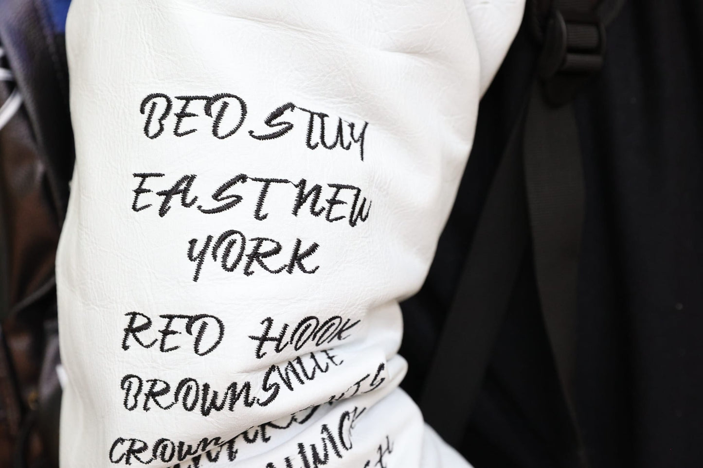 Big Brooklyn Black and White Varsity Jacket (PRE ORDER)