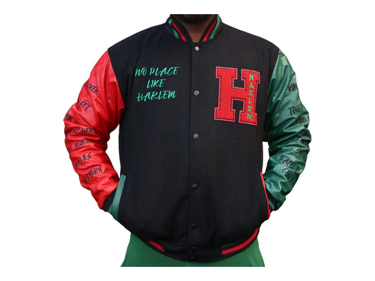 No Place like Harlem History Varsity Jacket (PRE ORDER)