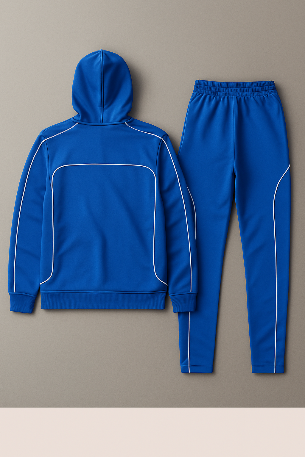 Nipsey Blue and White New Taylored Sweatsuit